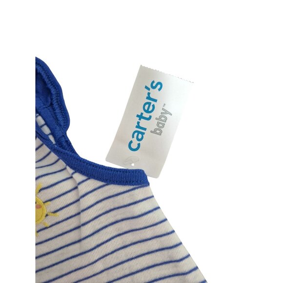 Carter's Girls Striped Snap-up Romper 3 months - Picture 5 of 5